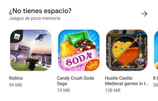 Google Play Store: Small Games